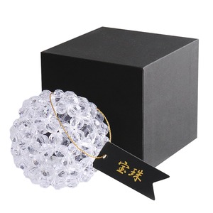 【新着特価】フラーレン宝珠 公式 天然石 水晶 5A フラーレン 10mm 神聖幾何学 バッキーボール パワーストーン 63mm 120個 天然石鑑定士監修 昇り龍 巾着セット 大サイズ