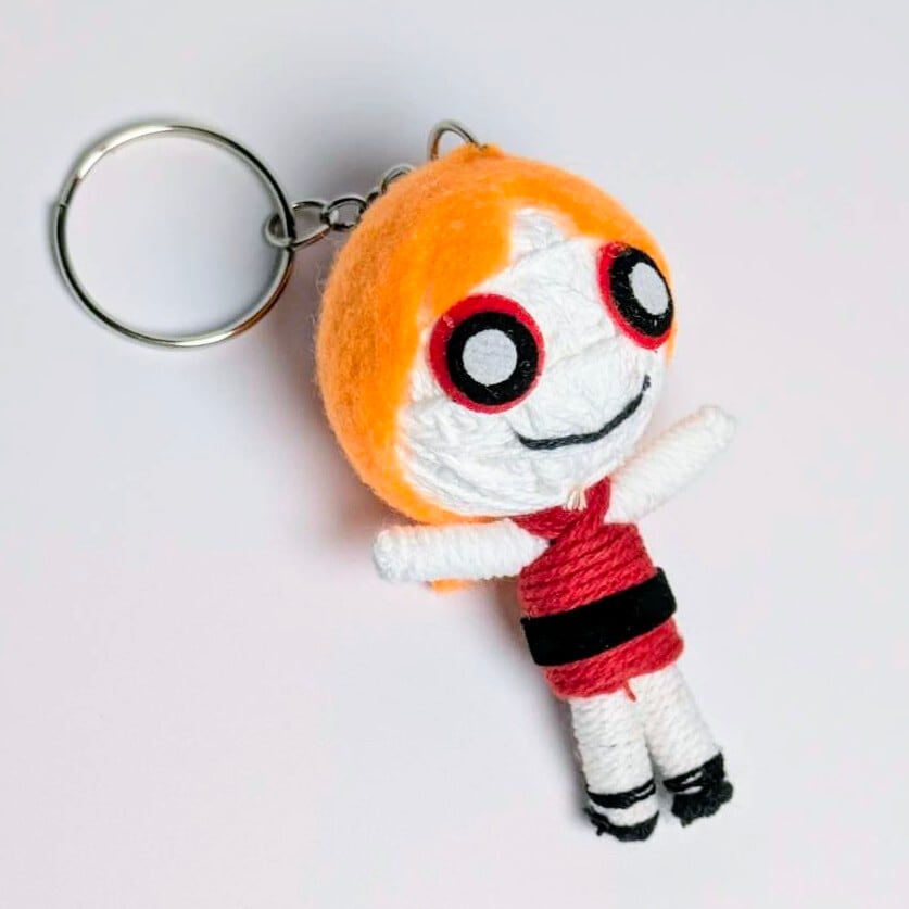 The Powerpuff Girls（パワーパフガールズ）】 Voodoo doll KeyHolder
