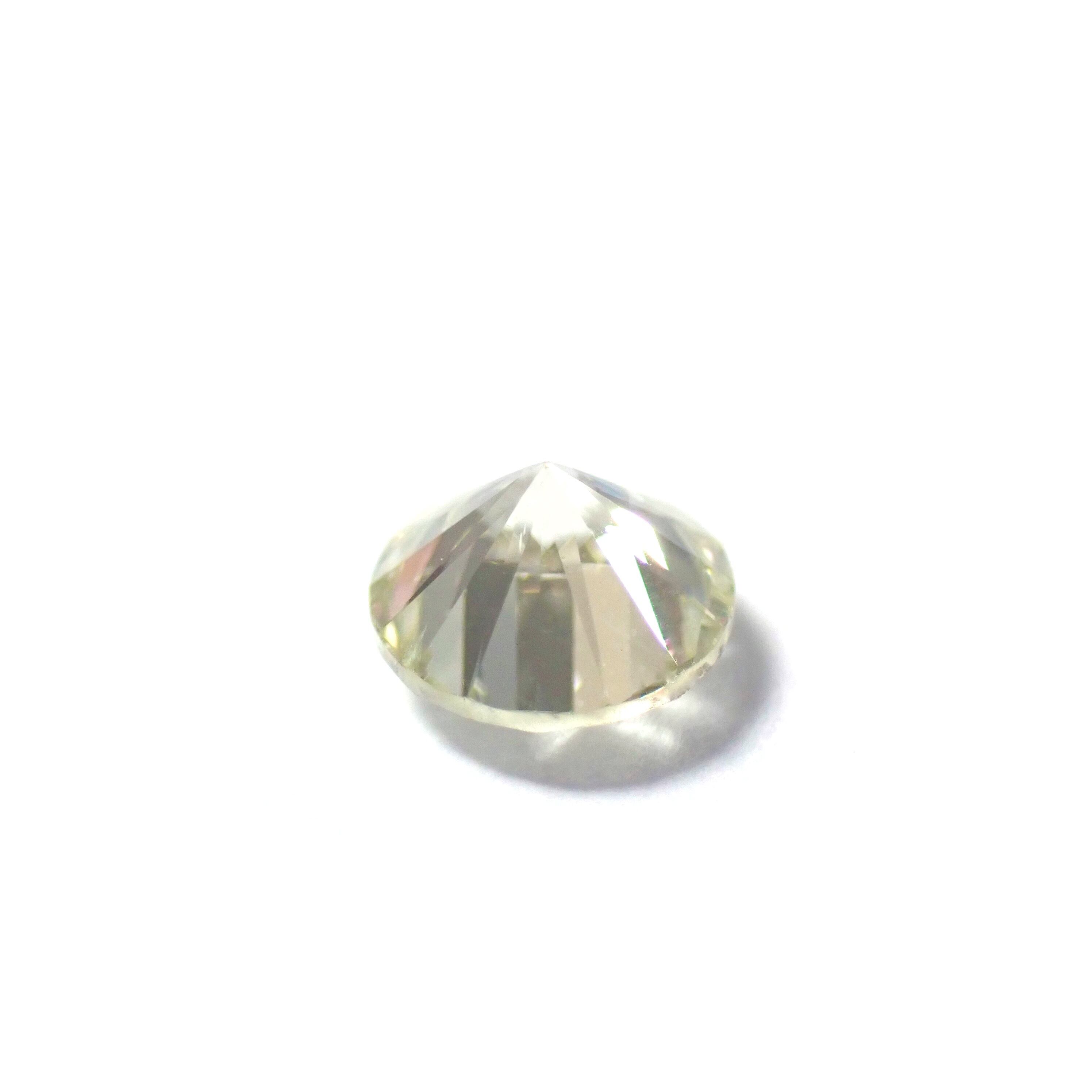 Light Gray Yellowish Green 0.369ct グリーン ダイヤモンド 天然 