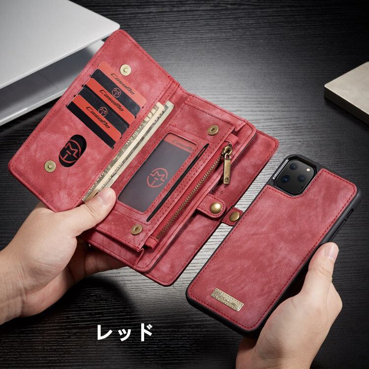 iPhone14 pro max 赤 レッド 手帳型 スマホケース iPhone14ProMax 手帳