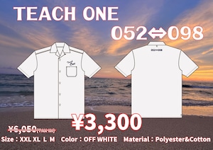 オープンカラーシャツ 【TEACH ONE 052⇔098】