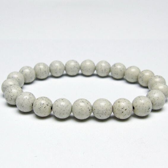 北投石 ブレスレット 9mm 一点物 メール便可 111-50323