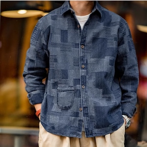 アメリカンカジュアルデニムシャツ 224061