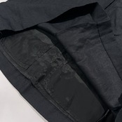 Les Copains レコパン イタリア製 麻100% リネン ロング スカート サイズ 42 /ブラック/レディース