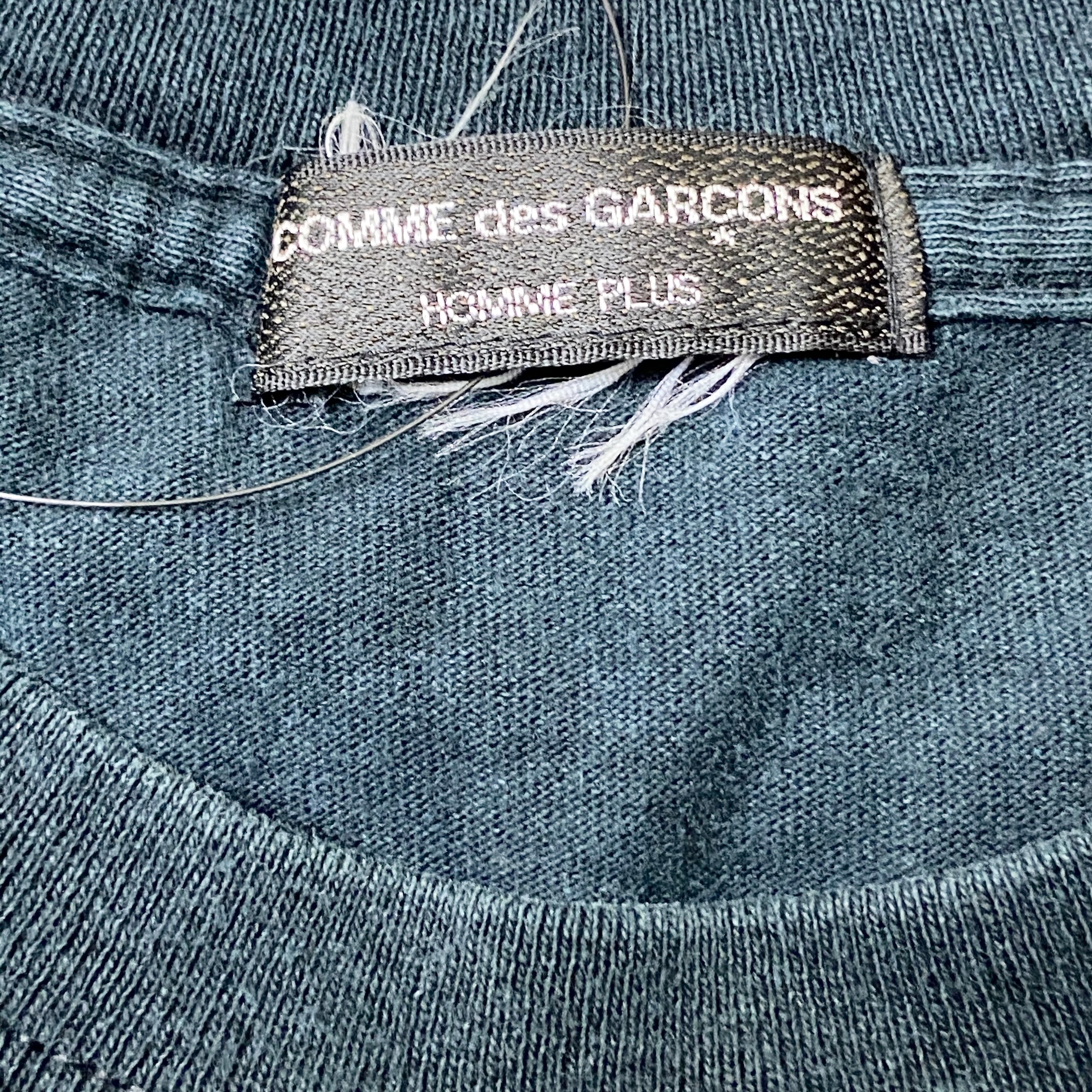 COMME DES GARCONS HOMME PLUS docking design long length t shirt 