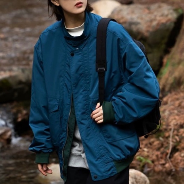 ドロップショルダーブルゾン　J0233