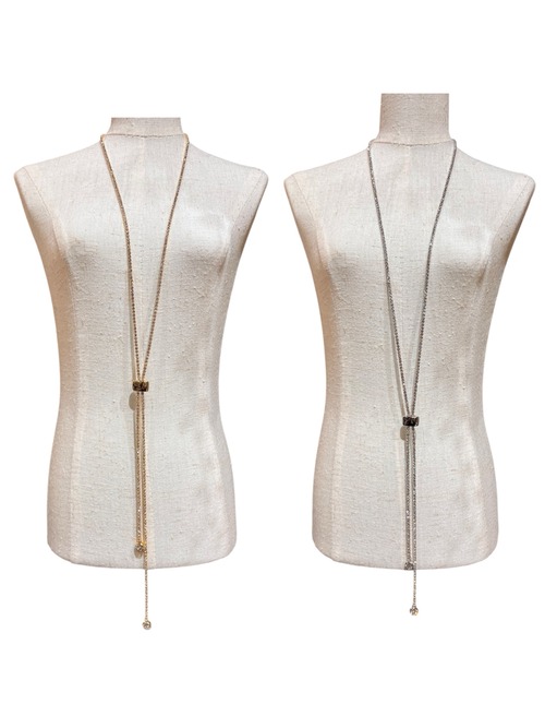 スライド式ロングネックレス 画像