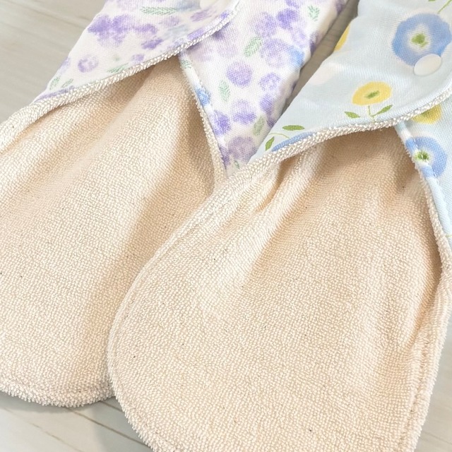 27cm パイル オーガニック 布ナプキン 防水仕様 2枚セット 346