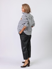 BRAHMIN(リブ使いデザインシャツ)