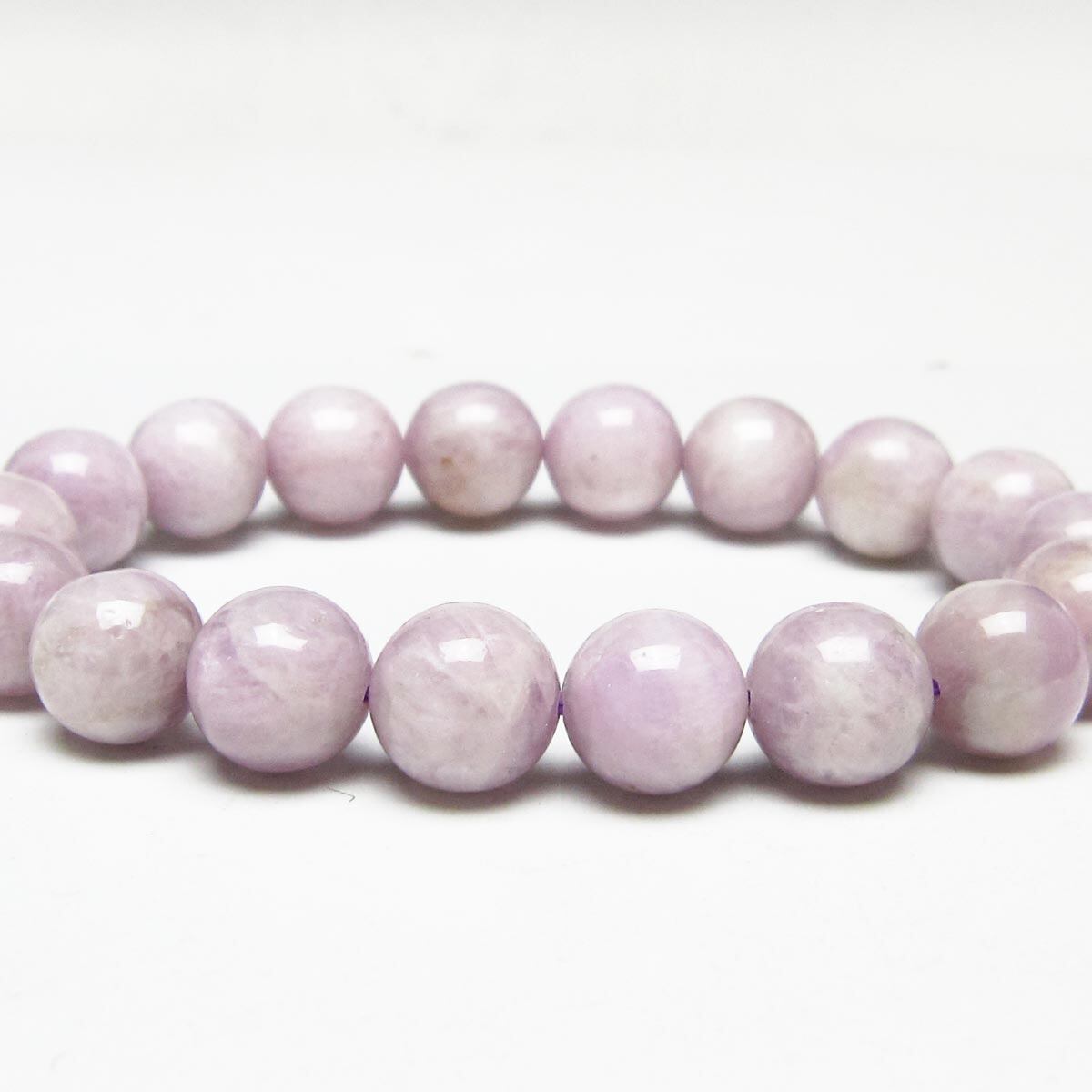 クンツァイト ブレスレット 11mm ミルキークンツァイト ブレス 一点物 メール便可 [M便 1/10] 111-46410