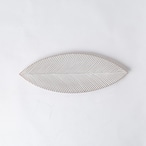 【増田 哲士】12.リーフ皿/大(白)