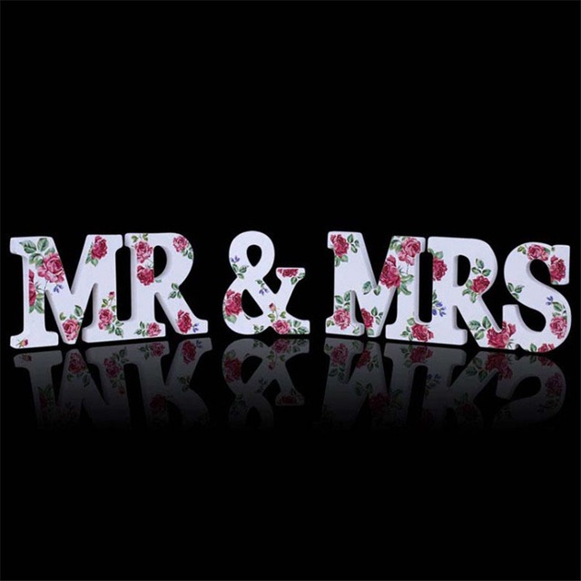 木製オブジェ　Mr & Mrs　④