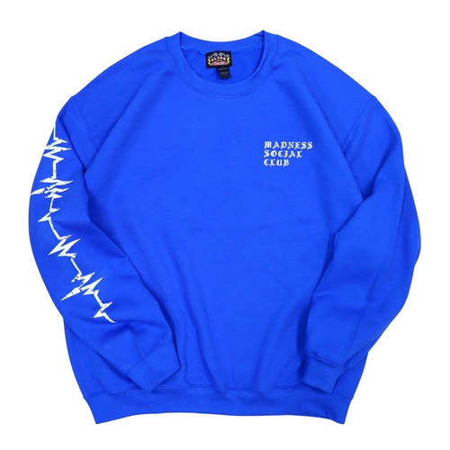 SLINK(スリンク) "MSC Zig Zag Crew Sweat"(BLU)
