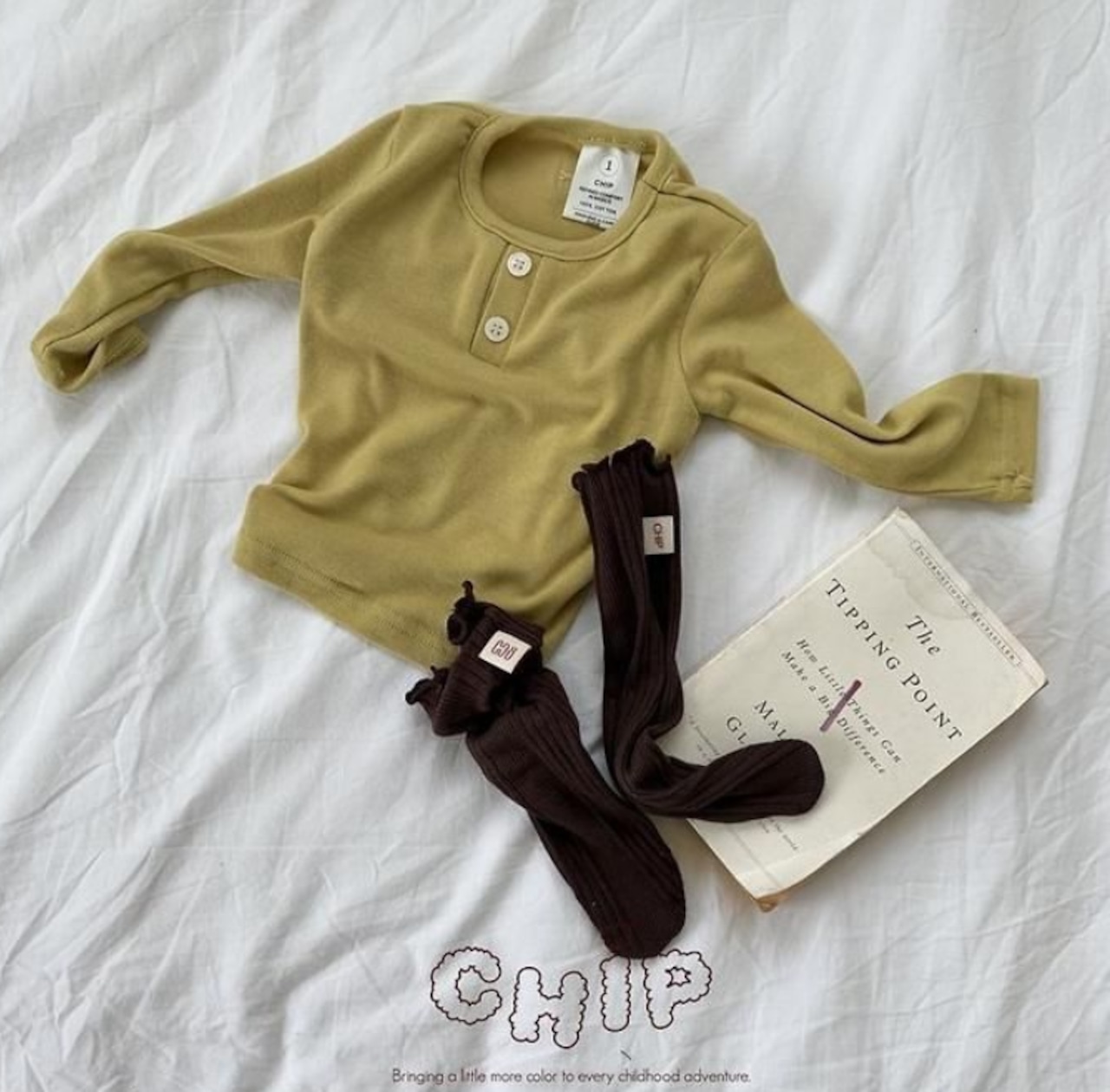 【取寄】CHIP クレヨンTシャツ|秋服|韓国子供服|26/AT