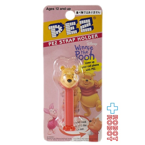 PEZ ストラップホルダー くまのプーさん プー 未開封 国内版