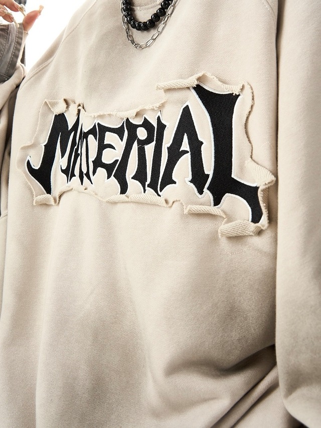 ドルマンダメージロゴスウェット.1835