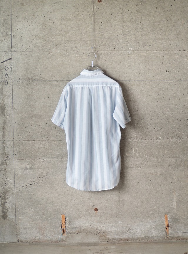 unknown 1990s Polyester cotton stripe shirt