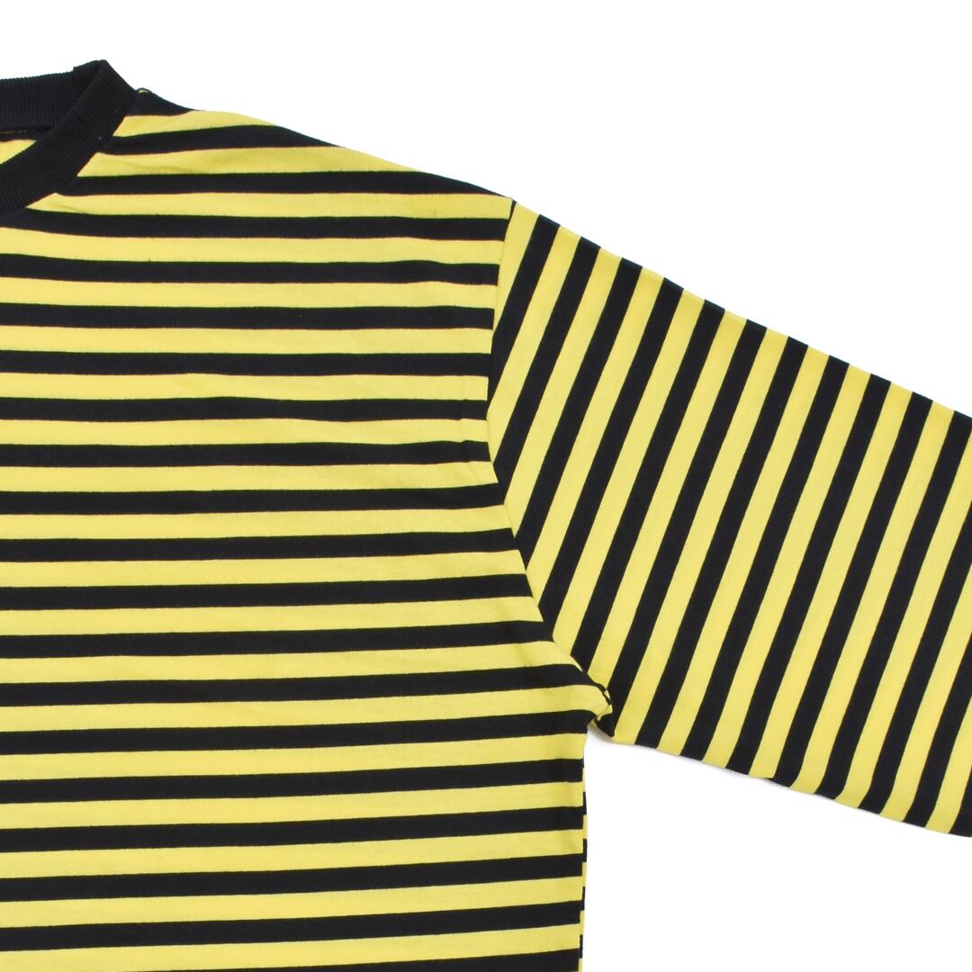 4/29 完売→再入荷！】ボーダーグランジロンT(YELLOW