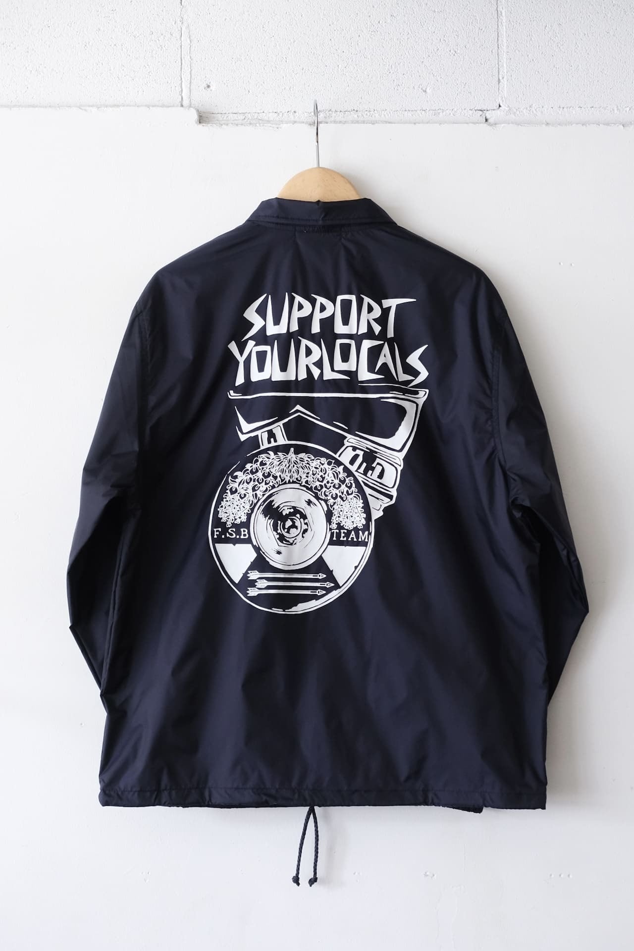 FSB Coach Jacket 'go skate' Navy | Directors Web Shop