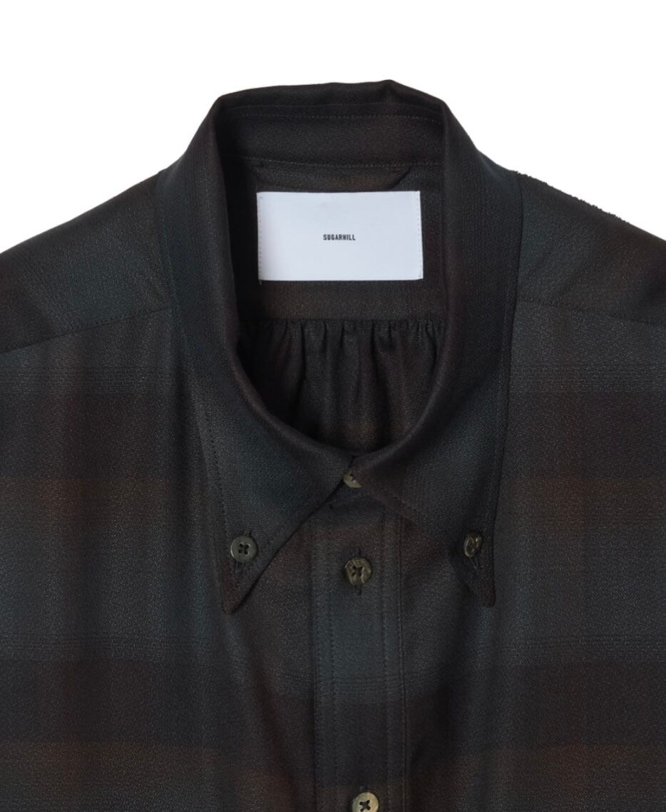 25AW】SUGARHILL PLAID LONG SHIRTS (DEEP GREEN) 25330504 | IAAAM