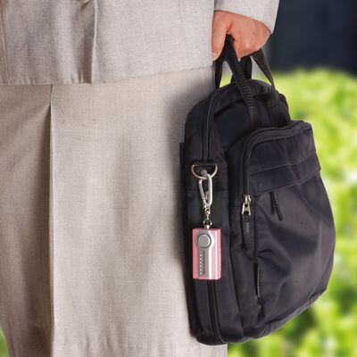 YAZAWA(ヤザワ) LEDライト付セキュリティアラーム ピンク SE25P