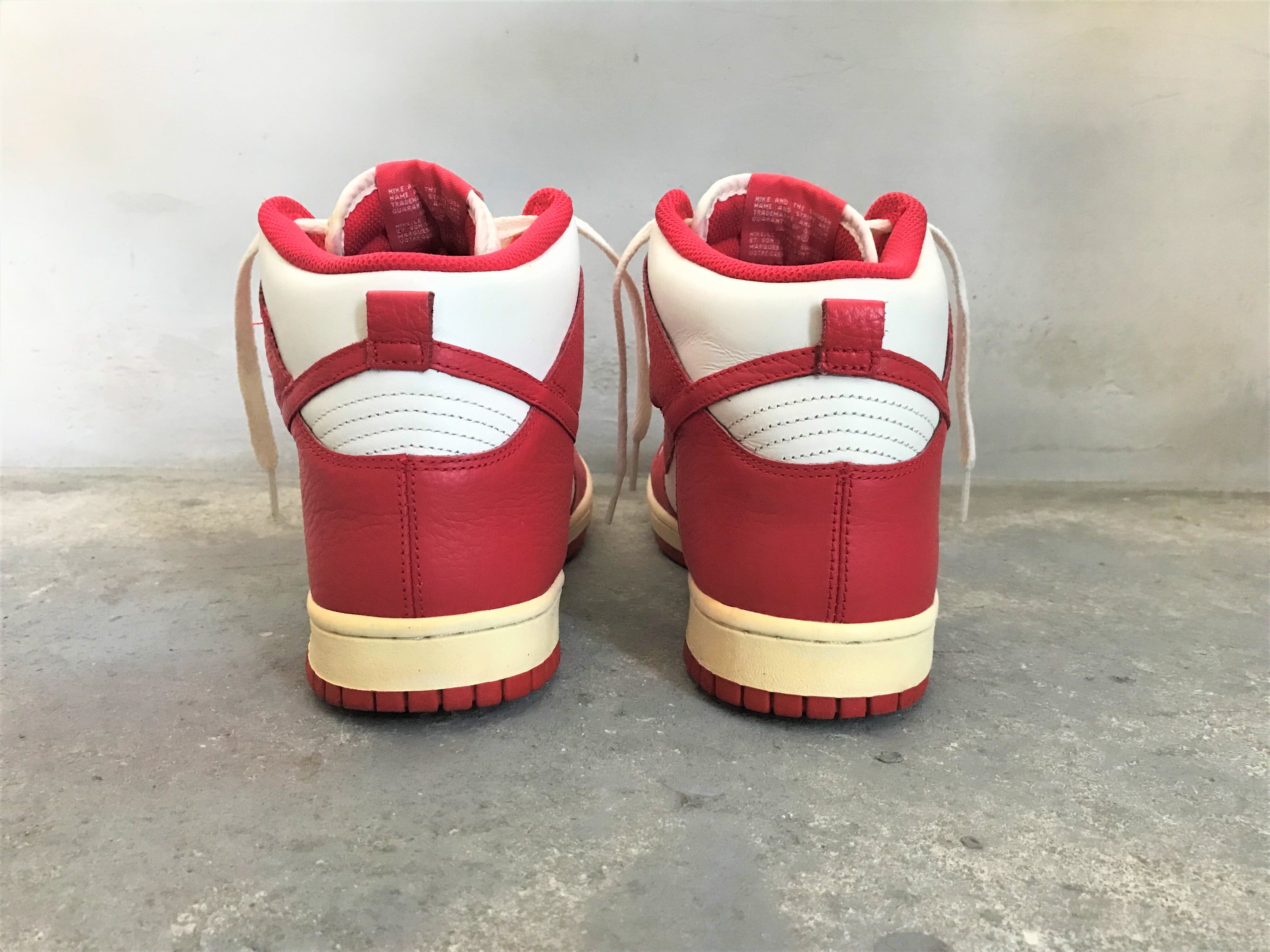 2011 NIKE DUNK HIGH LE SAIL/ACTION-RED | AFTER DARK