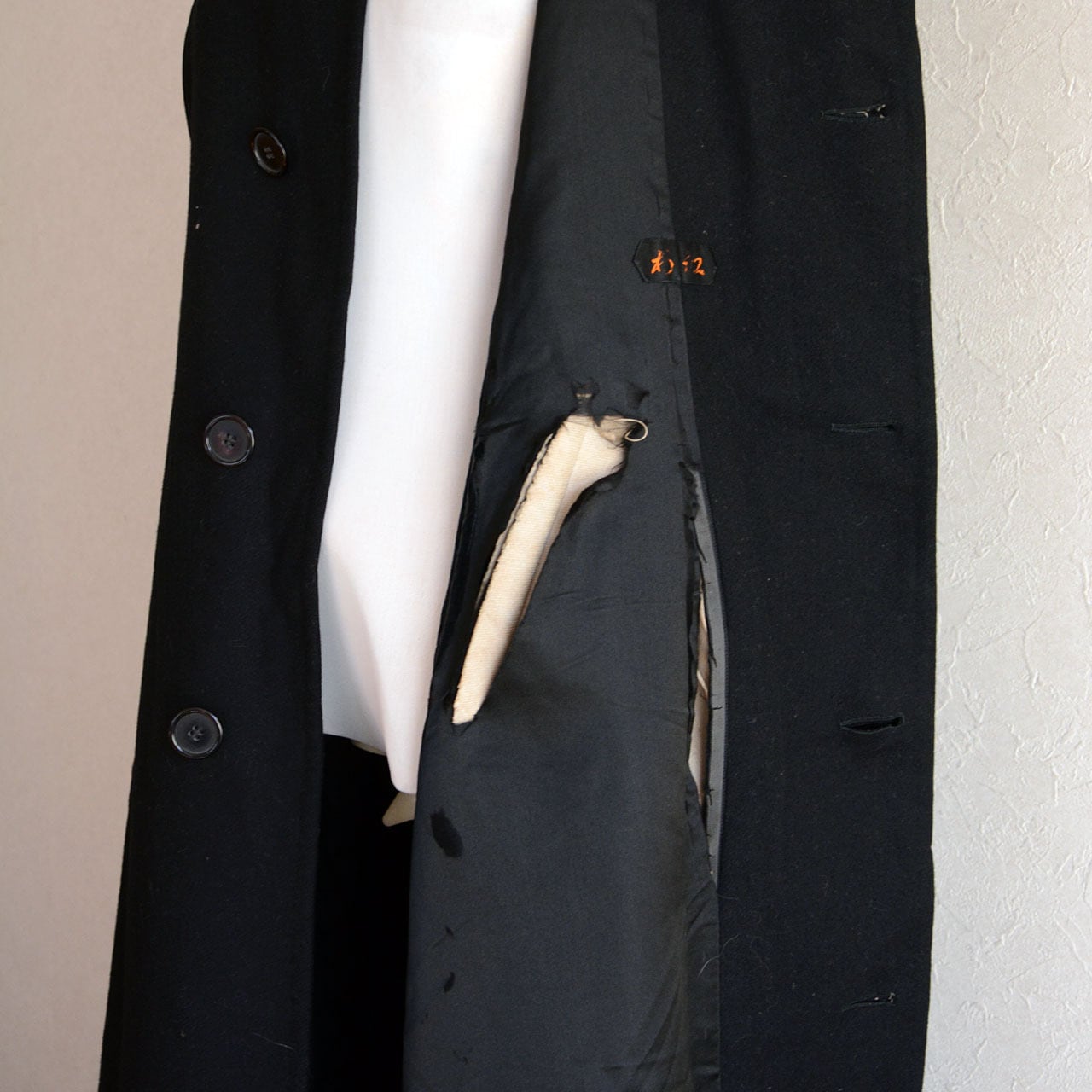 大正〜昭和初期 ウール トンビマント インバネスコート 二重廻し