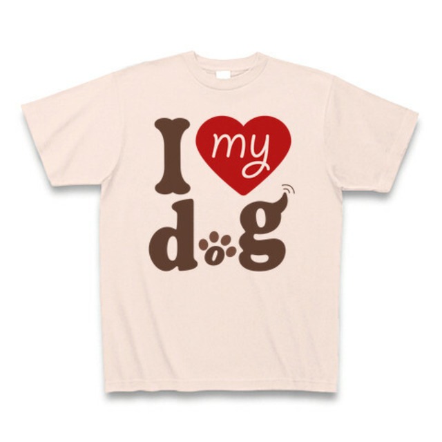 I love my dog -light pink-