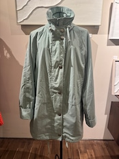 HAND MADE FOR STYLE ブルーナイロンジャケット フード付き
