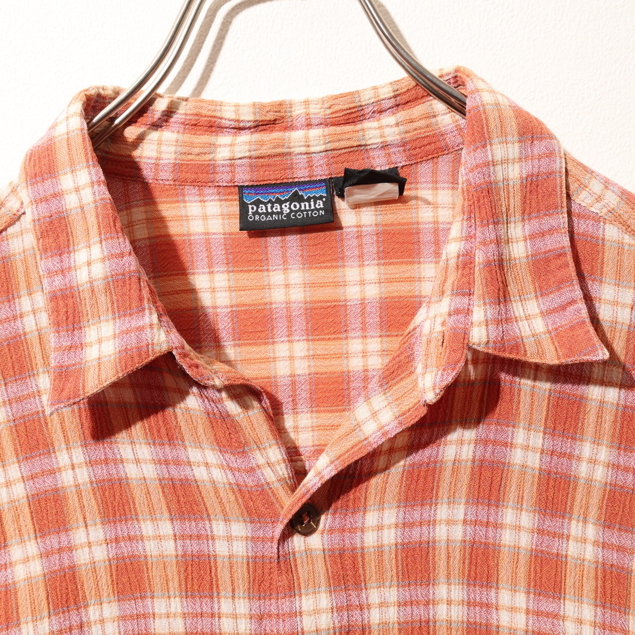 美品 L 00年 ポルトガル製 A/C Yarn Dyed Shirt Patagonia ACシャツ ヤーンダイ パタゴニア