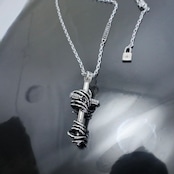 THORNY CROSS [LARGE] #2 NECKLACE with GODSIZE® I.D. TAG / ソーニークロス L #2ネックレス ゴッドサイズ® I.D.タグ