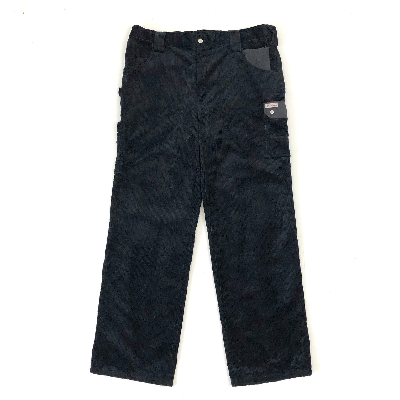 German work black corduroy ブラック コーデュロイ 太畝 ジャーマン 