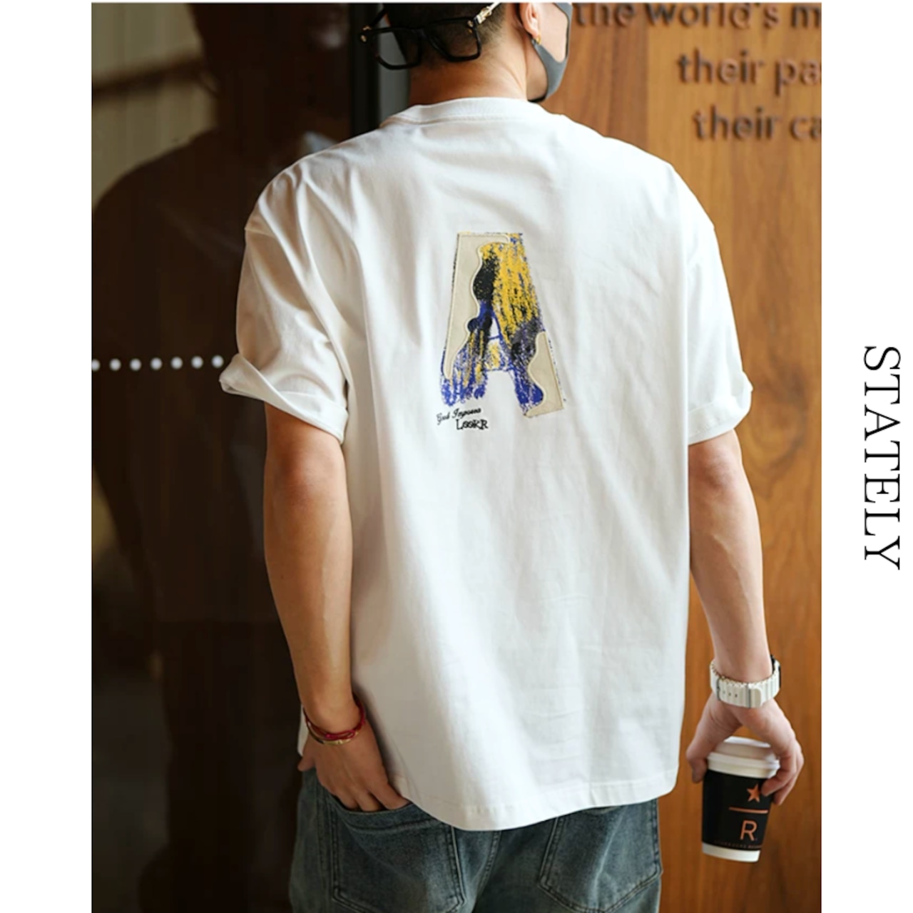 BAGOA Art ロゴ Tee/2color_T233・画像2