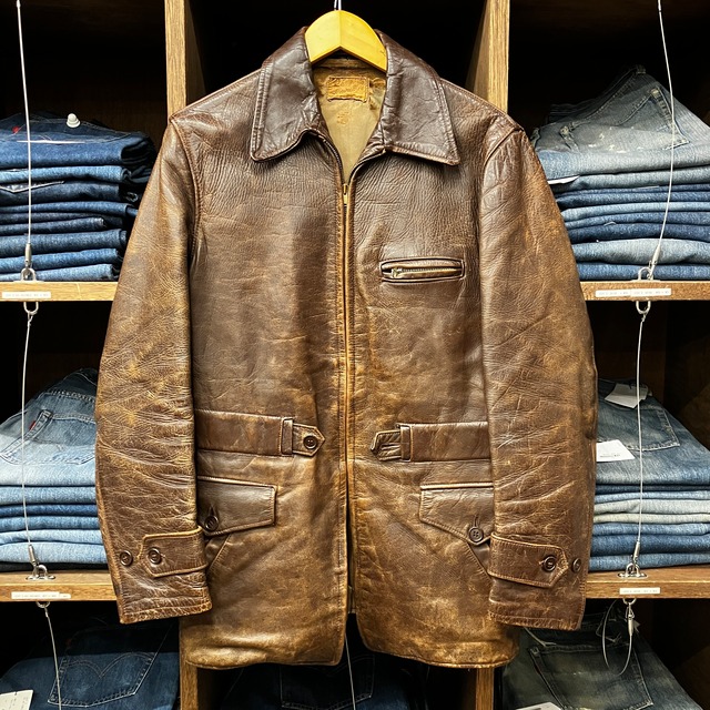 1940'S ADMIRAL BYRD LEATHER JACKET