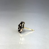 ROSETTE STUD PINK SILVER / ロゼットピアス ピンクシルバー