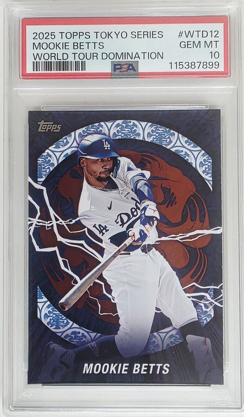 SOLD OUT| Mookie Betts Tokyo Series PSA 10