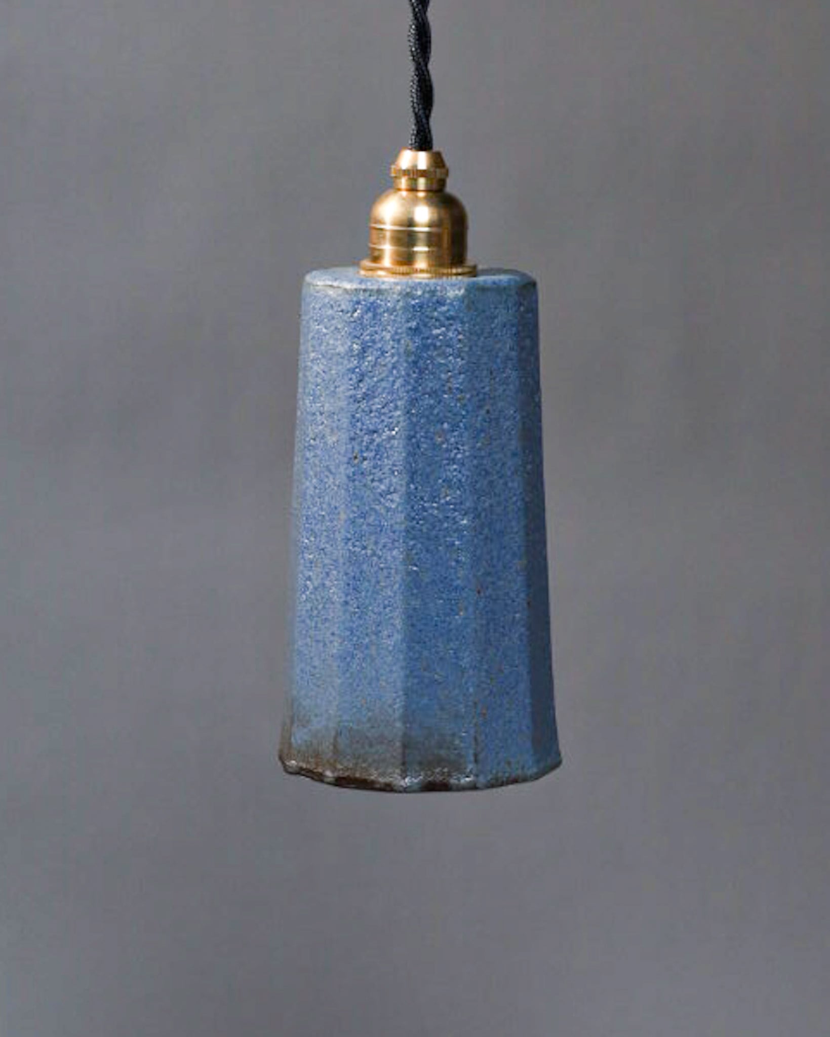 kaleido flute pendant light -ancient blue-