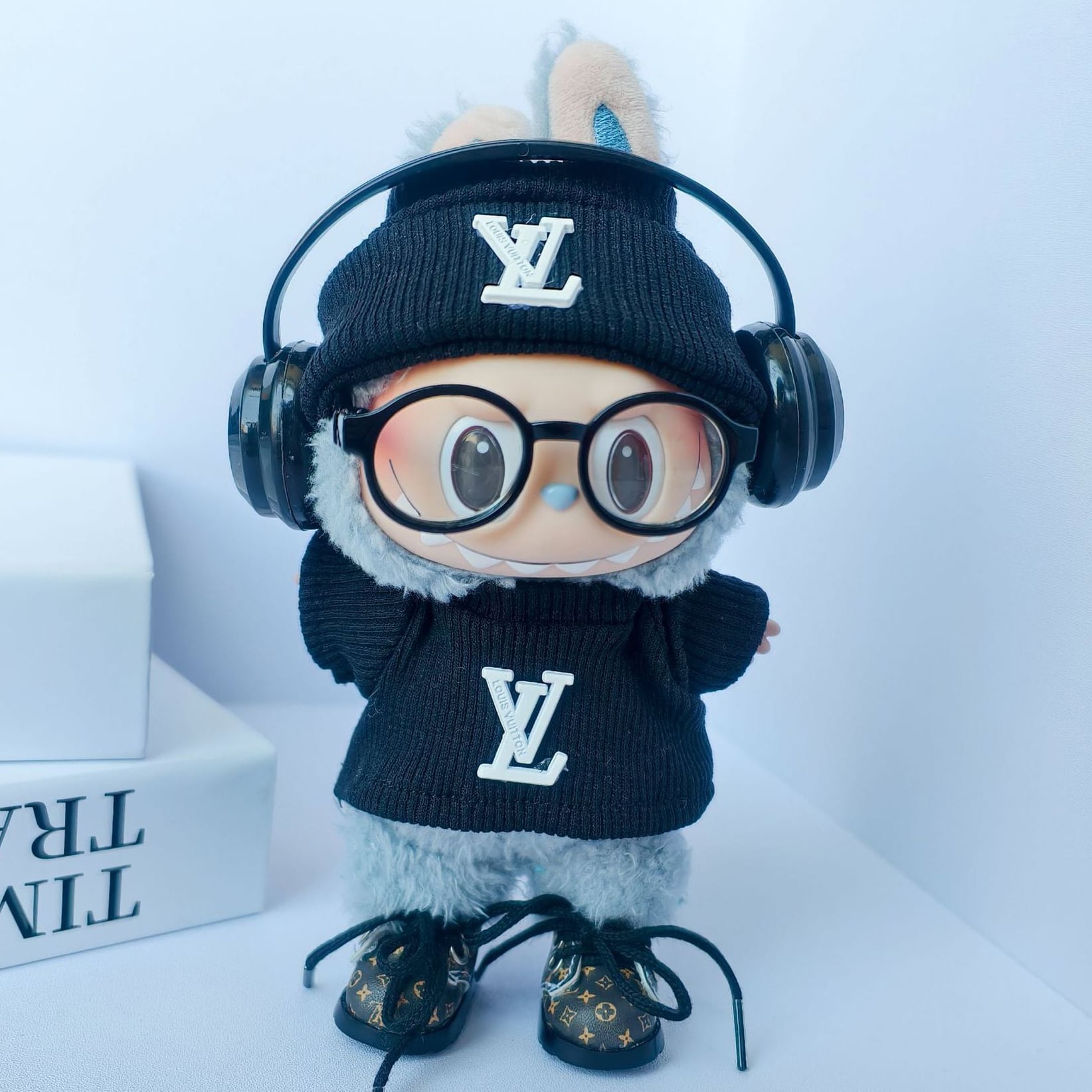 【5点セット】ストリートクール!ラブブ 17cm リブ編みTシャツセット おしゃれ 高級感 クール 着せ替え 人形服 1/2世代