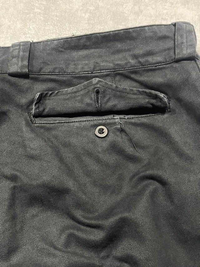 フランス軍 M52 後期 チノパン 黒染め 50s 60s | CHASE