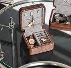 コンパクト ジュエリーボックス 木製 ネックレス ピアス イヤリング リング アクセサリーケース 小物収納