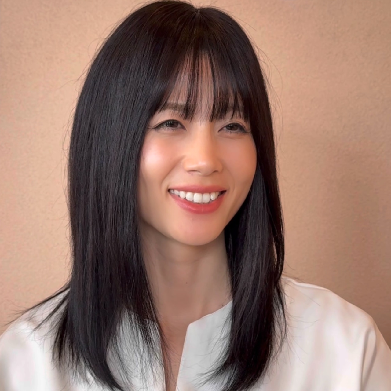 008 プレミアム・ミューズ(ブラック)人毛フルウィッグ