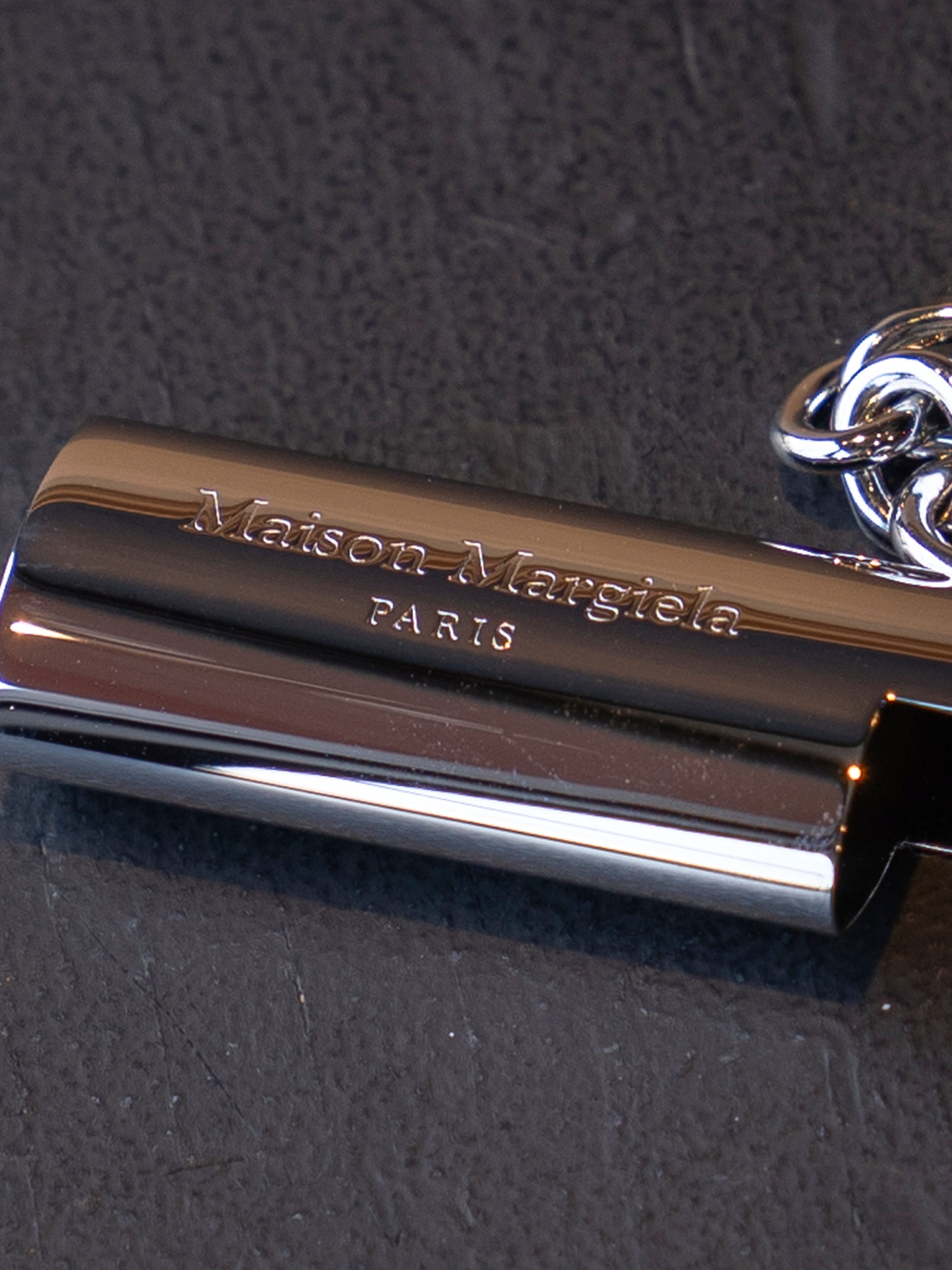 BPS MAISON MARGIELA KEYRING LIGHTER CASE SMALL Silver