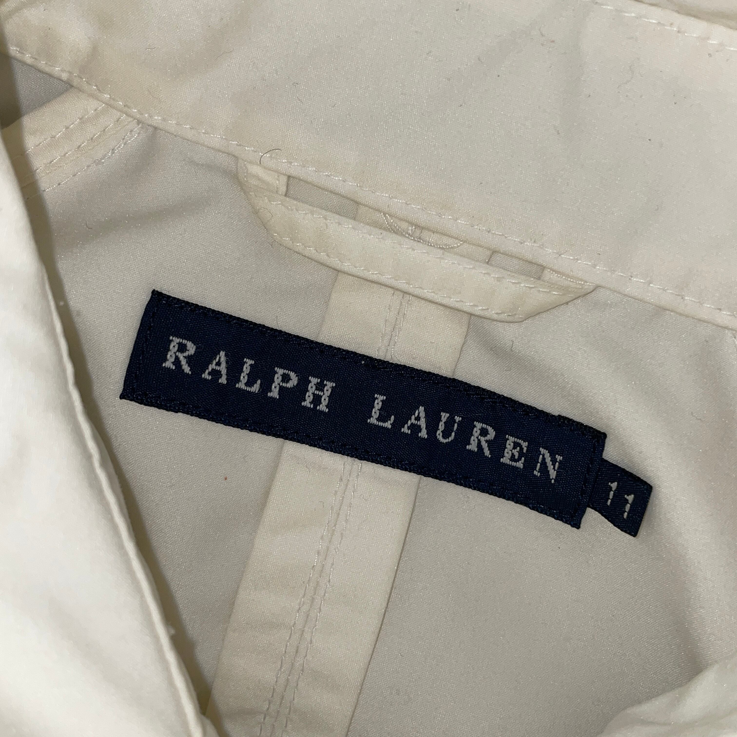 90s ralph lauren trench coat ラルフローレン トレンチコート 白