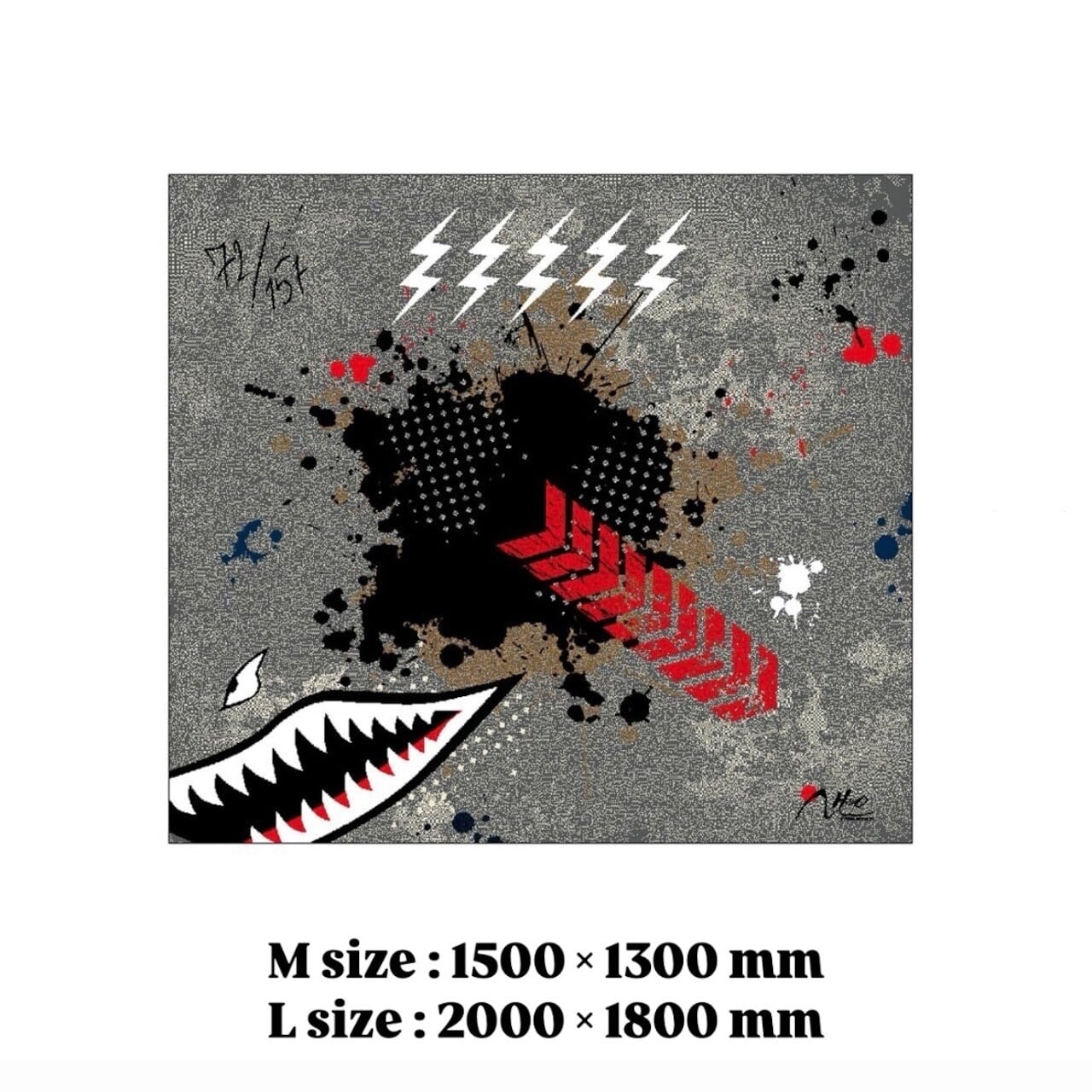 H&O サメラグ 2000 x 1800 Lサイズ H&O _ サメラグ L | Geek Field