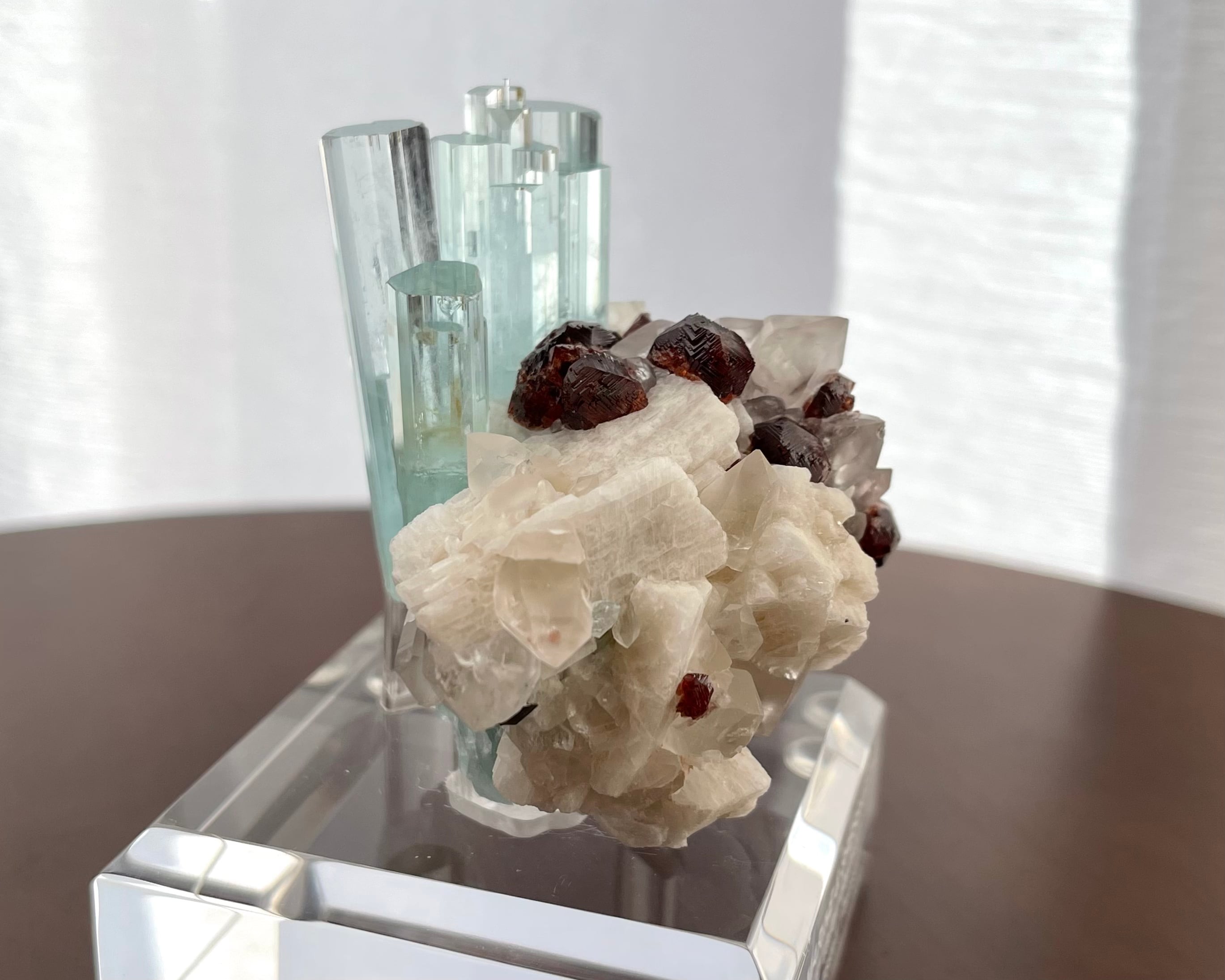 アクアマリン / スペサルティン / クォーツ / フェルスパー