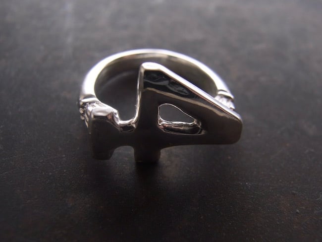 Numero Pinky Ring／数字4のピンキーリング／S | Mano Pigra
