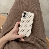 ［ phone case ］monotone dot