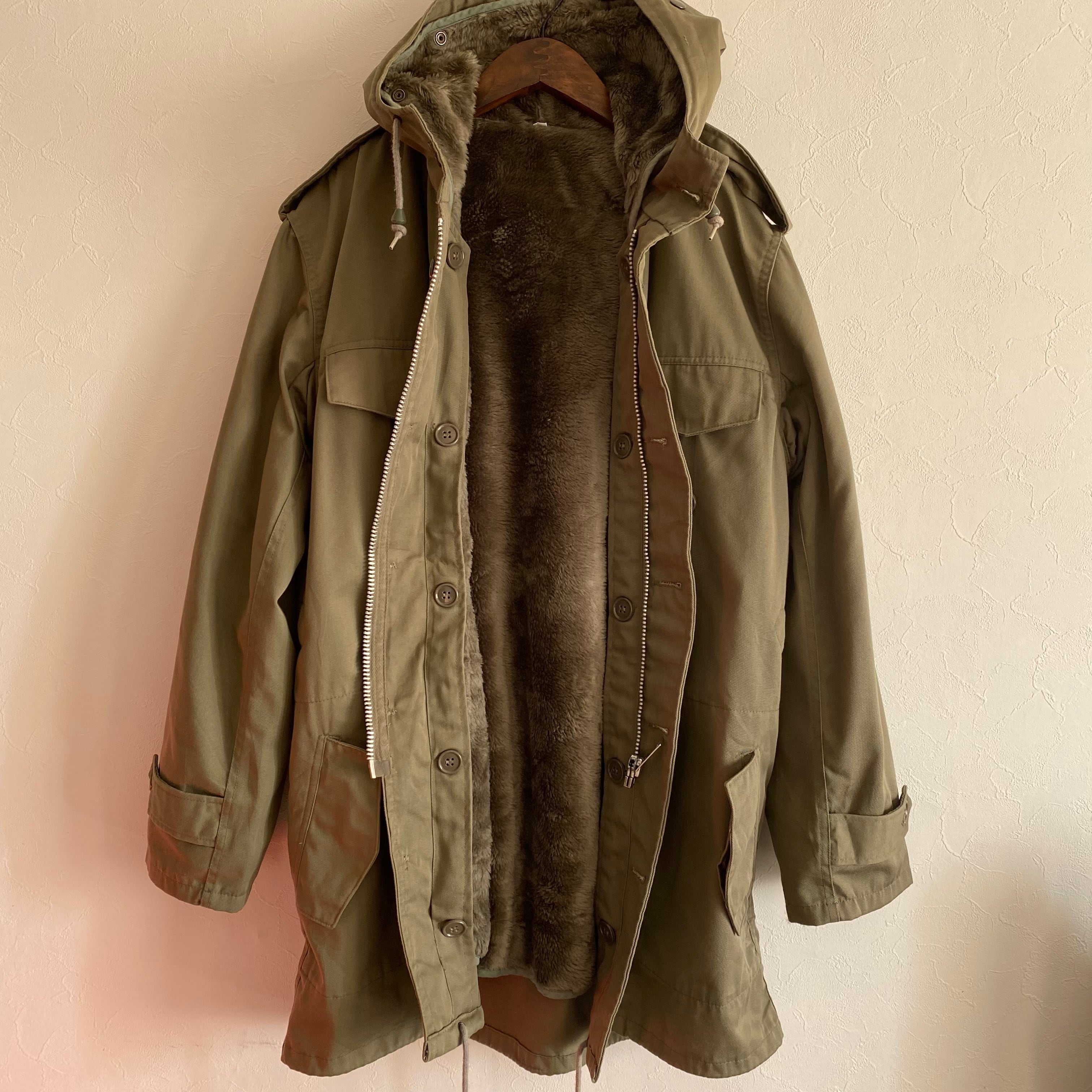 Dead stock German army bore lining field parka {デッドストック