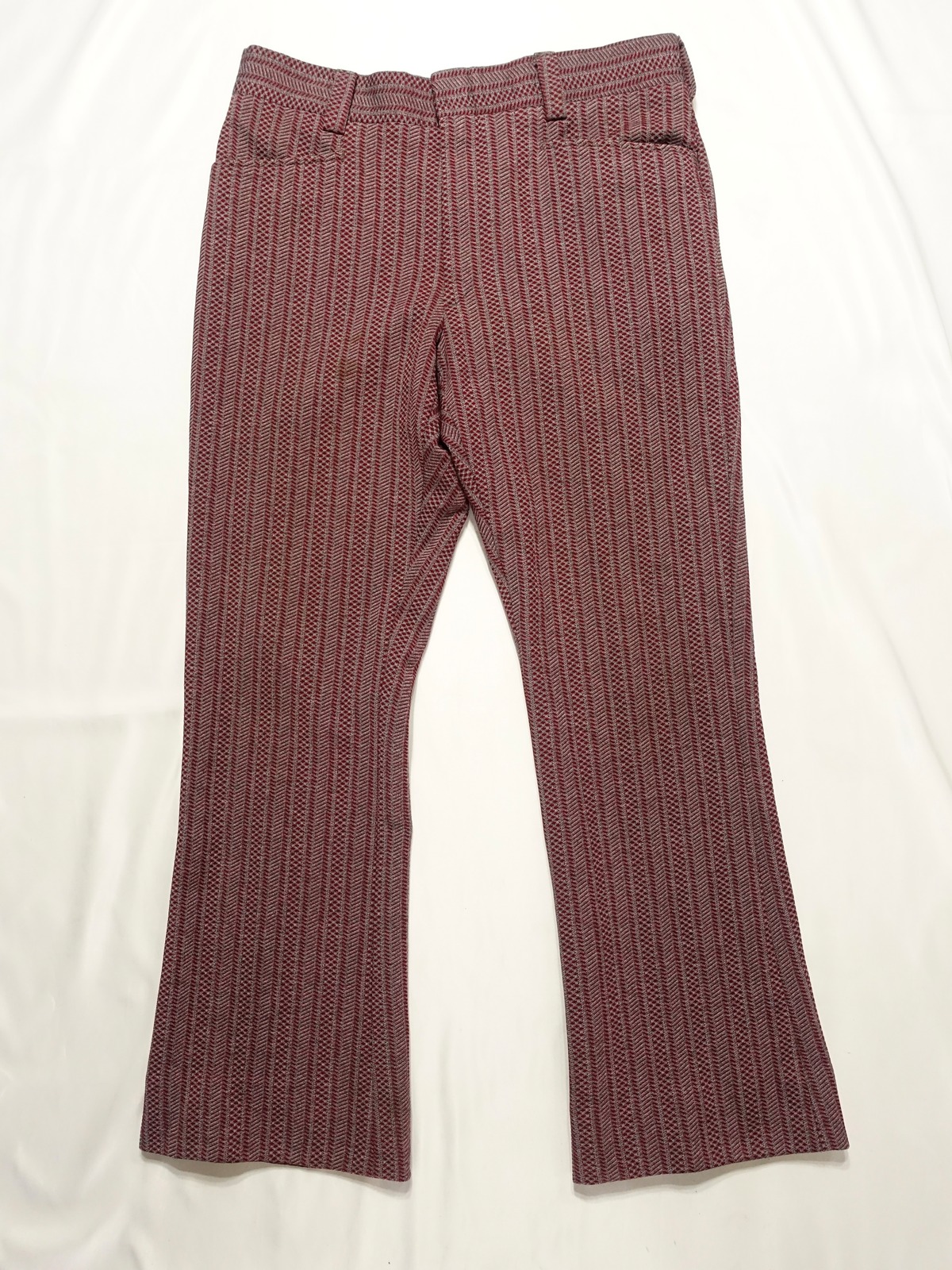 70s Flare Pants / Double-Knit Pattern | PART OF TOWN