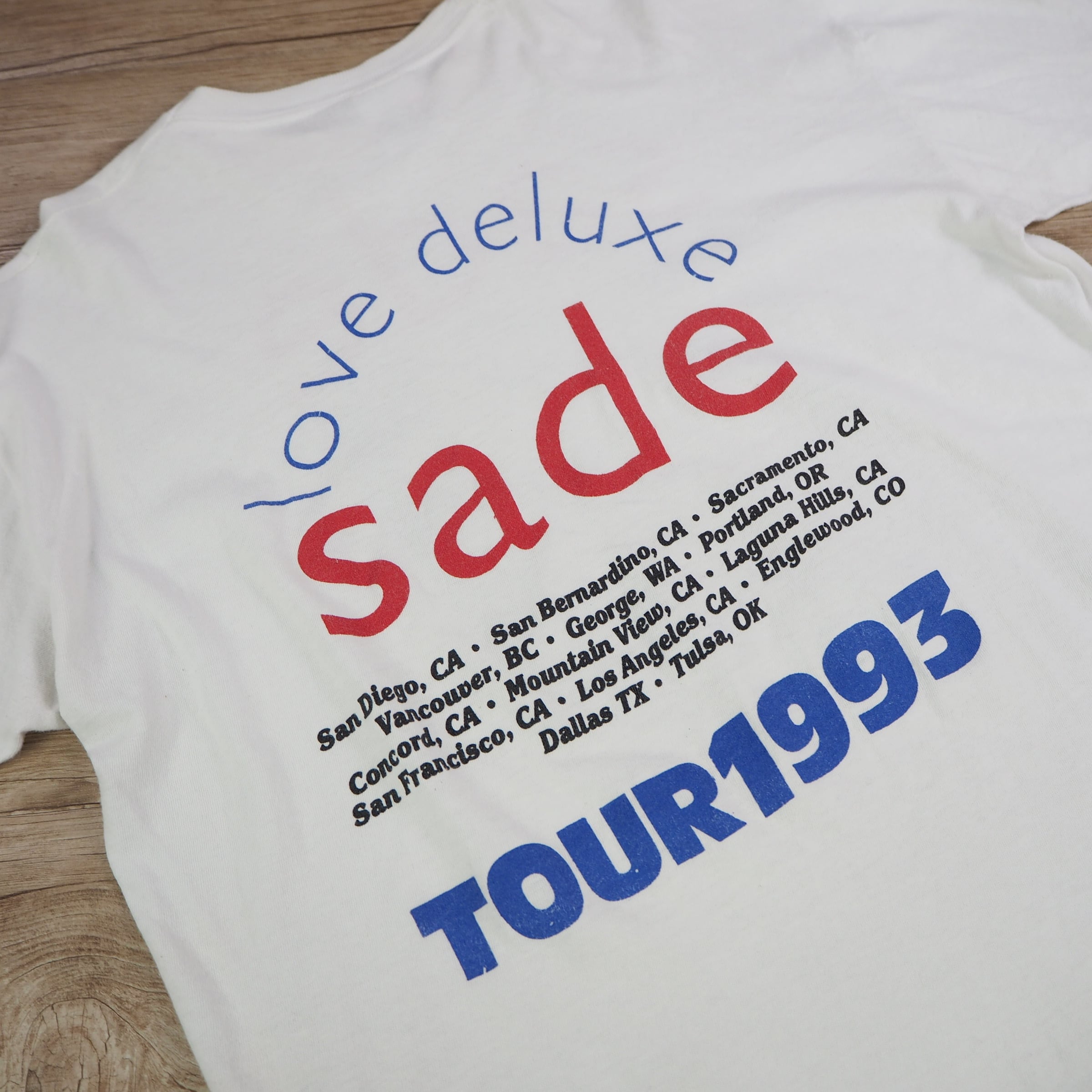 Sade 1993年 love deluxe ツアーTシャツ シャーデー